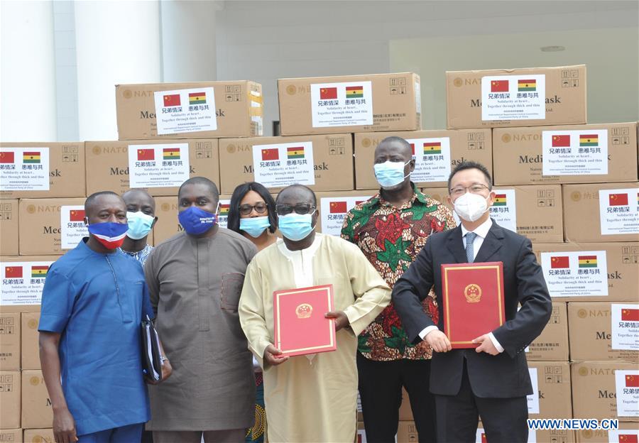 GHANA-ACCRA-CHINA-COVID-19-MEDICAL SUPPLIES-DONATION